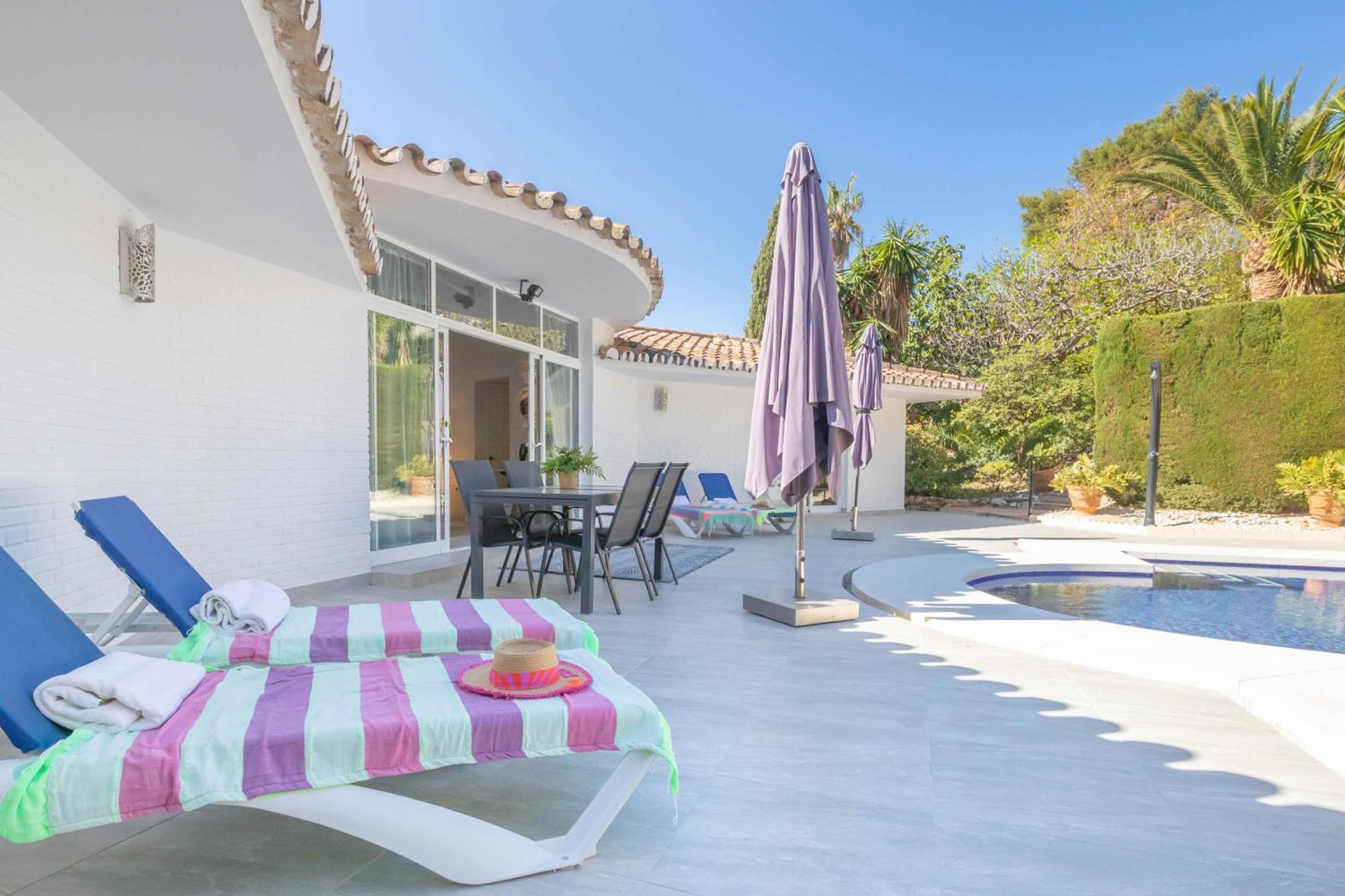 Pool Villa Rancho Domingo Family Friendly - Happy Rentals Benalmádena Kültér fotó